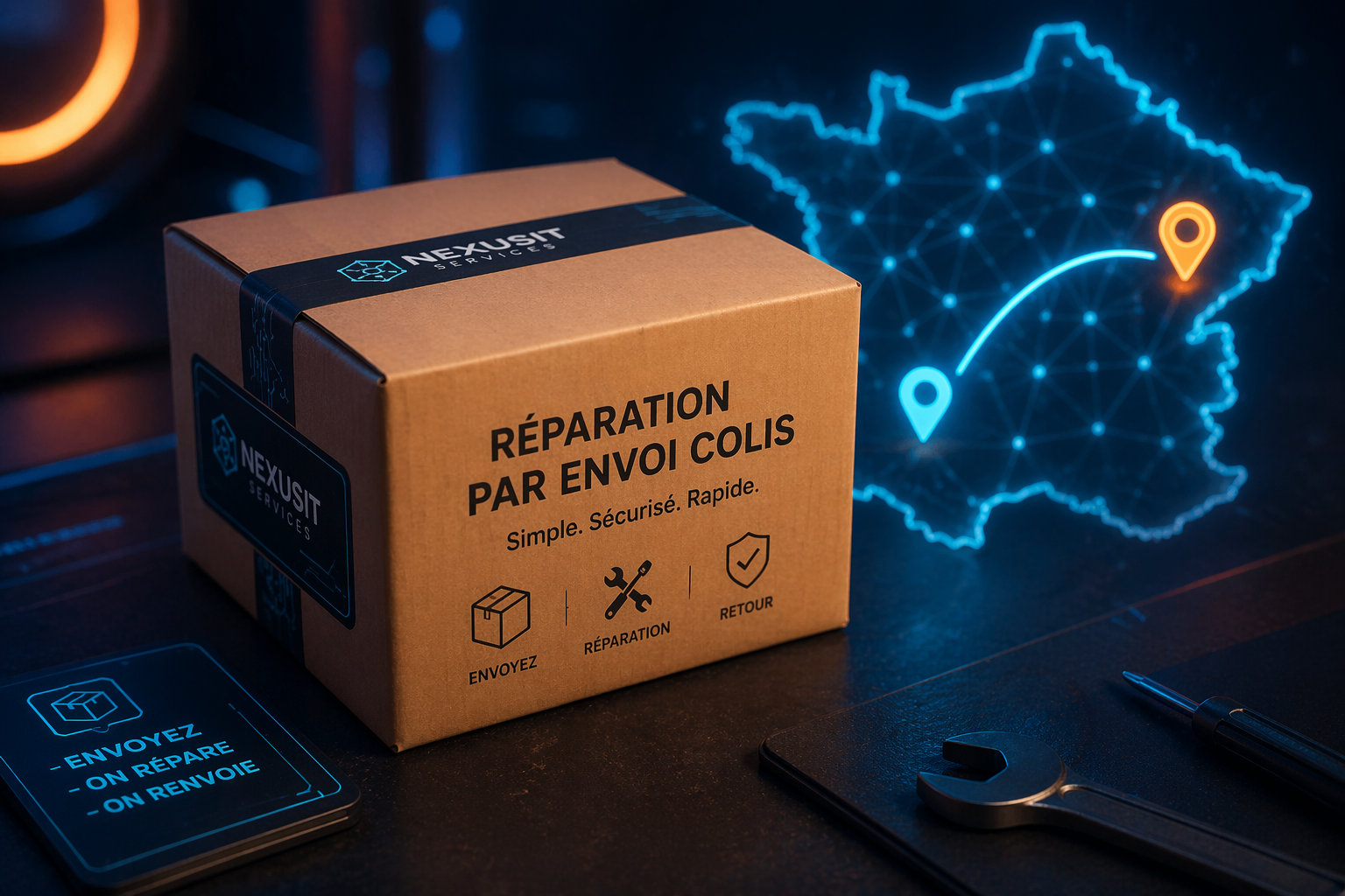 Réparation par envoi colis